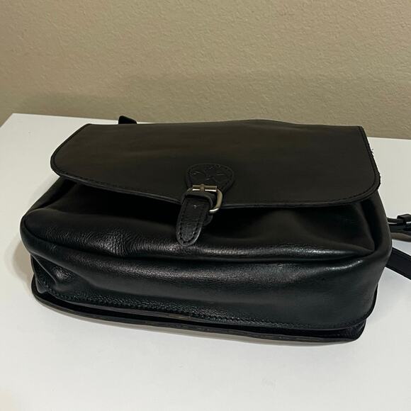 Patricia Nash Classic Black Leather Shoulder Bag – Multiple Pockets, EUC - Picture 6 of 9